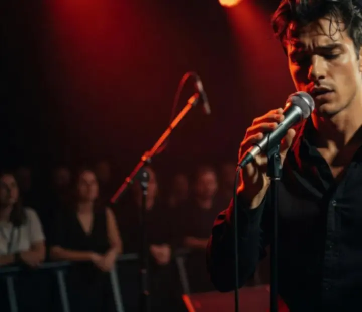 Művészek és zenekarok portréi élő koncert hangulatban