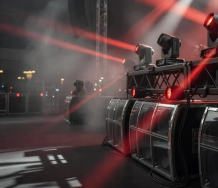Professzionális színpadvilágítás és hangtechnika Music And Gather eseményen